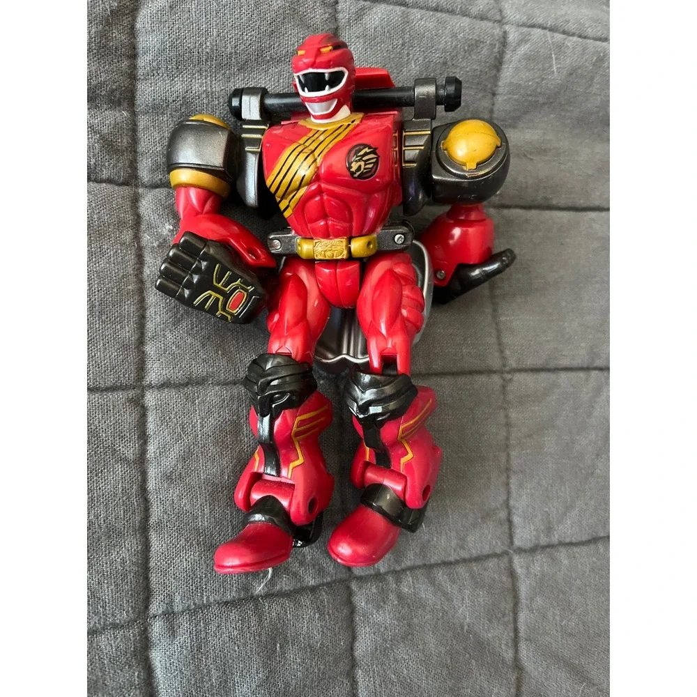 Bandai Power Rangers Wild Force Red Savage Cycle‎ Action Figure 2002 Red Ranger